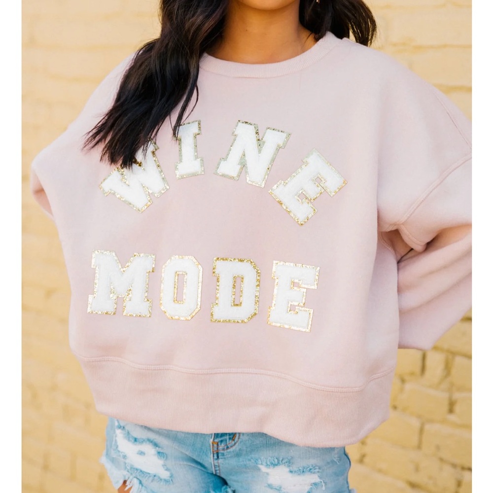 Wine Mode Pullover by Judith March